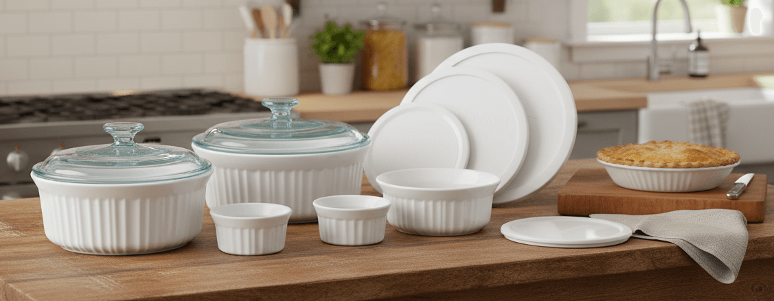 CorningWare Ceramic Bakeware Set – Durable & Stylish Oven Dish